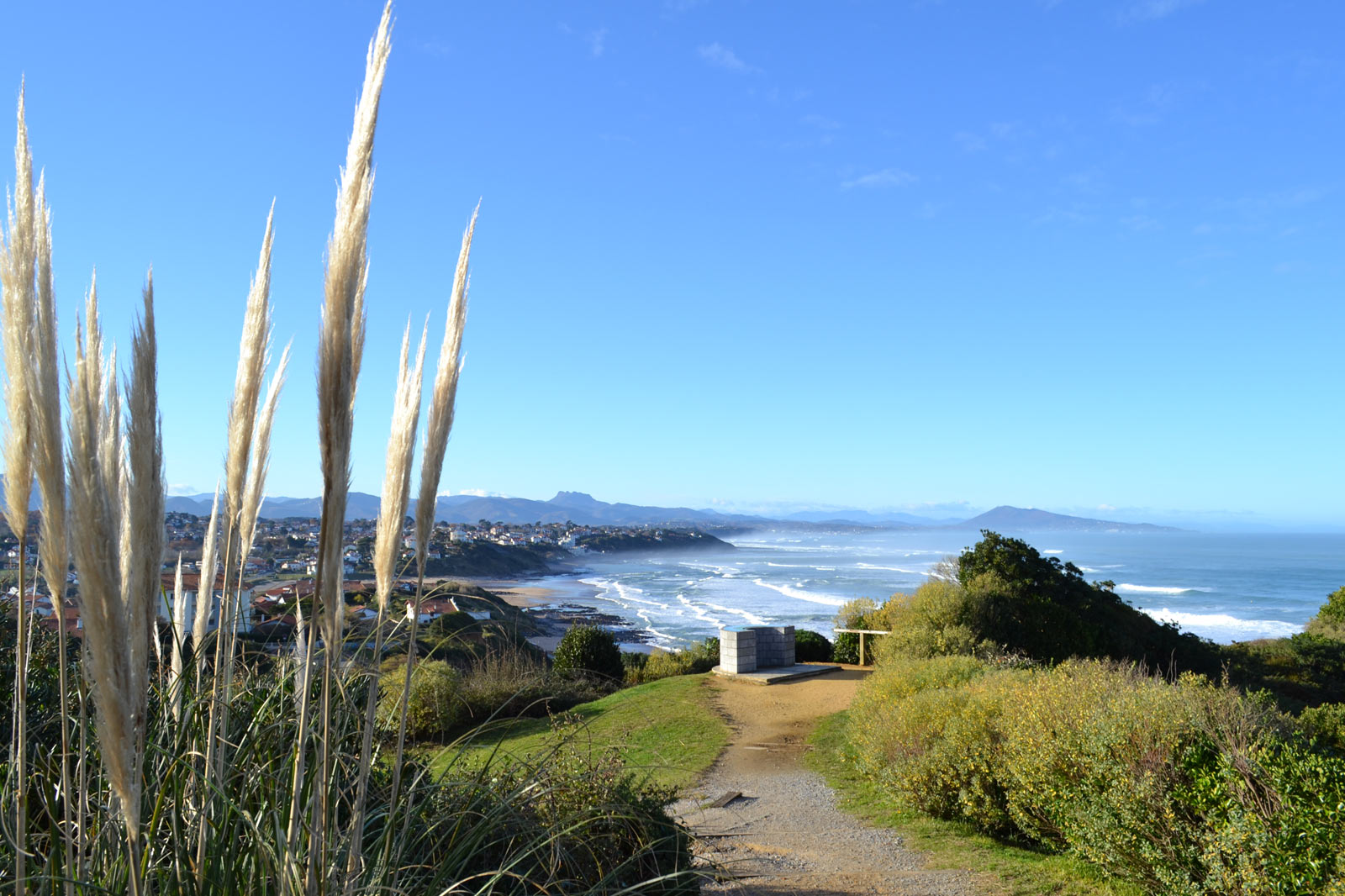 plage du Centre à Bidart sur la côte basque